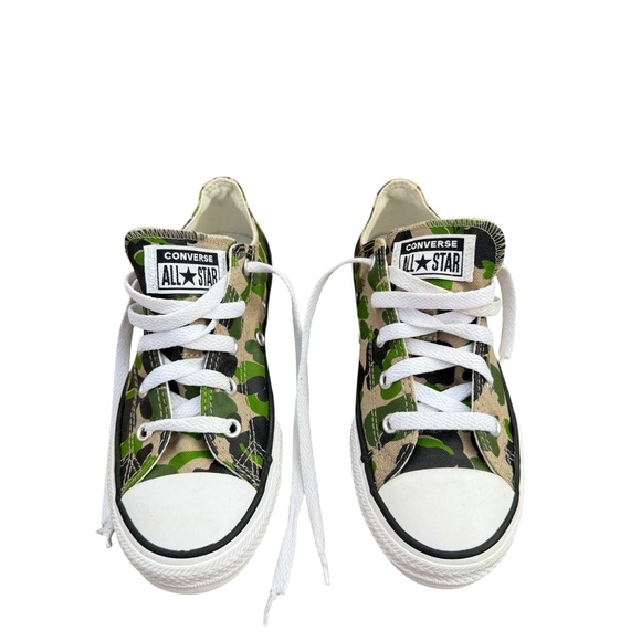 Converse All Star Camouflage Sneakers Youth Size 1.5 - Picture 6 of 9